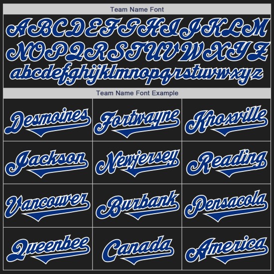 Maglia da baseball personalizzata autentica nera, blu navy e bianca Maglia da baseball personalizzata autentica nera, blu navy e bianca