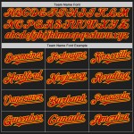 Maglia da baseball autentica a righe nere e rosse personalizzate alla moda Maglia da baseball autentica a righe nere e rosse personalizzate alla moda