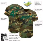 Maglia da baseball Salute Authentic To Kelly, servizio verde-nero, personalizzata, mimetica Maglia da baseball Salute Authentic To Kelly, servizio verde-nero, personalizzata, mimetica