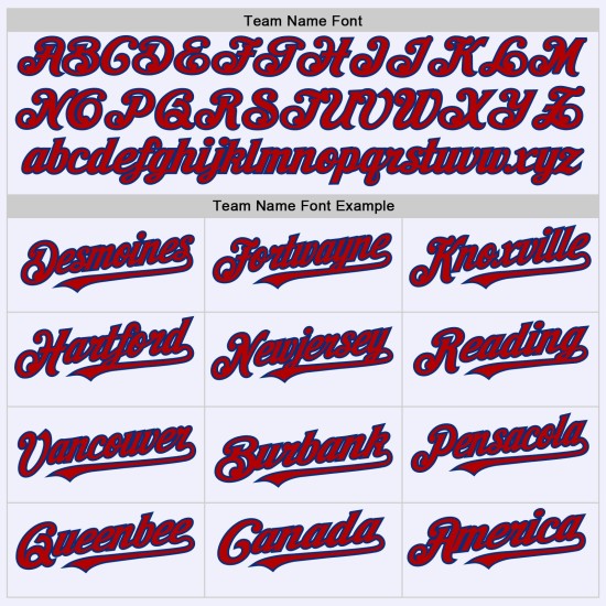 Maglia da baseball autentica, personalizzata, stile retrò, bianca, rosso-blu
