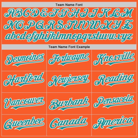 Maglia da baseball personalizzata verde acqua e bianca arancione autentica senza maniche Maglia da baseball personalizzata verde acqua e bianca arancione autentica senza maniche