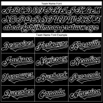 Maglia da baseball bianca autentica personalizzata con motivo 3D nero a forma di teschio Rave Maglia da baseball bianca autentica personalizzata con motivo 3D nero a forma di teschio Rave