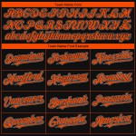 Maglia da baseball San City Fashion, arancione-grigio sfumato, 3D Francisco, edizione nera personalizzata, autentica Maglia da baseball San City Fashion, arancione-grigio sfumato, 3D Francisco, edizione nera personalizzata, autentica