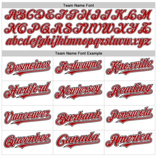 Maglia da baseball personalizzata con maniche raglan rosse, nere e bianche autentiche Maglia da baseball personalizzata con maniche raglan rosse, nere e bianche autentiche