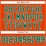 Maglia da baseball autentica personalizzata Kelly Green-White Orange